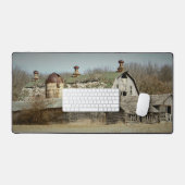 Rustic barn bureaumat (Keyboard & Muis)