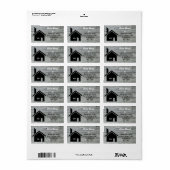 Rustic Barn Chimney We hebben Adresetiketten verpl Etiket (Full Sheet)