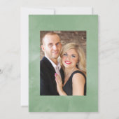 Rustic Barn Country Geometric Eucalyptus Wedding Kaart (Achterkant)