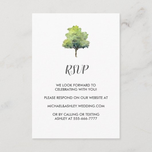 Rustic Barn Country Wedding RSVP Enclosure Card Informatiekaartje (Voorkant)