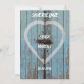 Rustic Barn deur bruiloft Magnetische Uitnodiging (Voorkant)