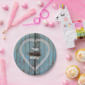 Rustic Barn deur bruiloft Papieren Bordje (Feest)