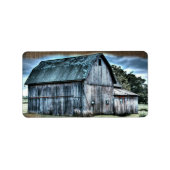 Rustic Barn Etiket (Voorkant)
