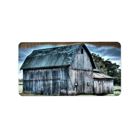 Rustic Barn Etiket (Voorkant)