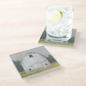 Rustic Barn Glazen Onderzetter (Schuin)