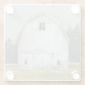Rustic Barn Glazen Onderzetter (Achterkant)