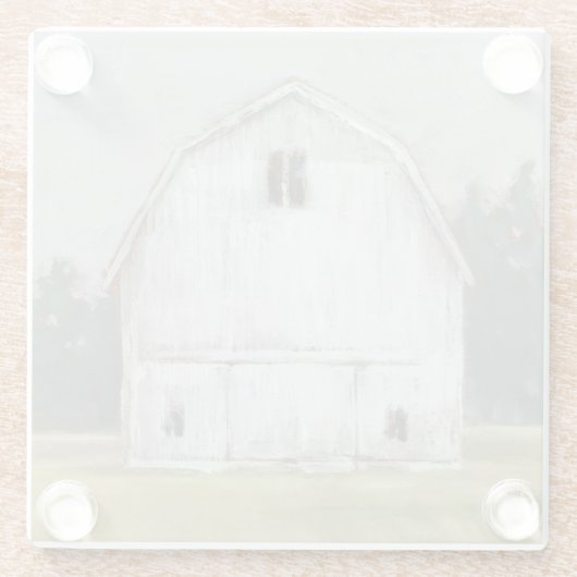 Rustic Barn Glazen Onderzetter (Achterkant)