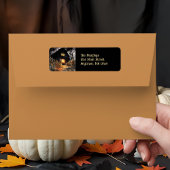 Rustic Barn Halloween Bonfire Halloween Party Kaart