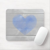 Rustic Barn Hardwood Blue Heart Muismat (Met muis)