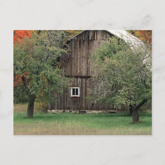 Rustic Barn in Michigan Briefkaart (Voorkant)