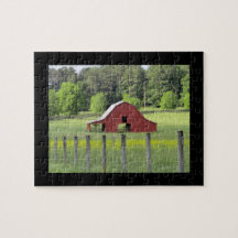 Rustic Barn Jigzaag Puzzle