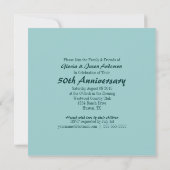 rustic barn land daisy 50ste trouwdag kaart (Achterkant)