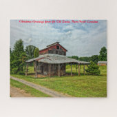 Rustic Barn North Carolina. kerstcadeautjes Legpuzzel (Horizontaal)