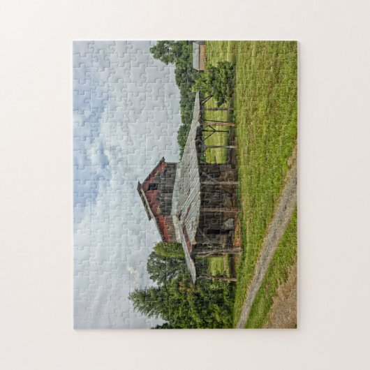 Rustic Barn North Carolina. Legpuzzel (Verticaal)