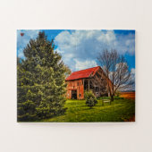 Rustic Barn Ohio Jigzaag Puzzle Legpuzzel (Horizontaal)