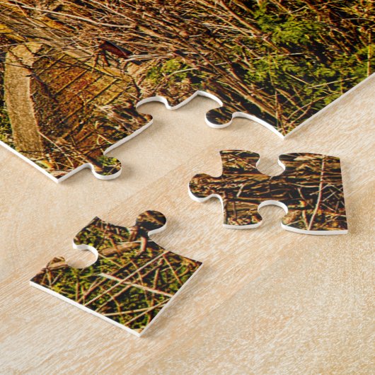 Rustic Barn Ohio. kerstcadeautjes Legpuzzel (Zijkant)