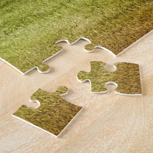 Rustic Barn Ohio. Kerstgroeten Legpuzzel (Zijkant)