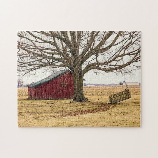 Rustic Barn Ohio. Legpuzzel (Horizontaal)