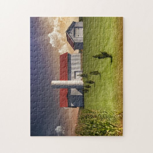 Rustic Barn Ohio. Legpuzzel (Verticaal)