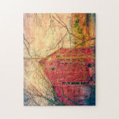 Rustic Barn Ohio. Legpuzzel (Verticaal)