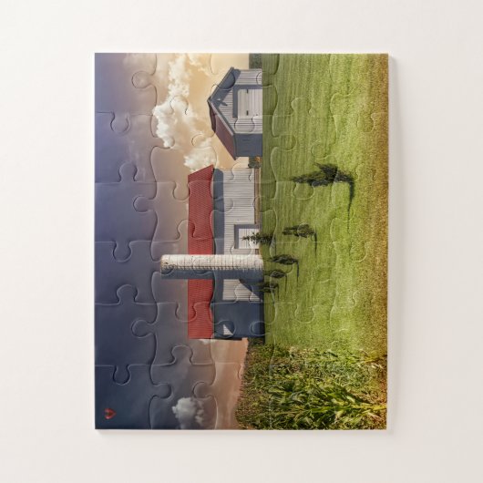 Rustic Barn Ohio Legpuzzel (Verticaal)