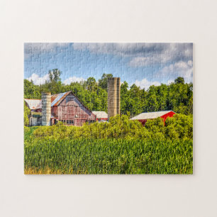 Rustic Barn Ohio. Legpuzzel