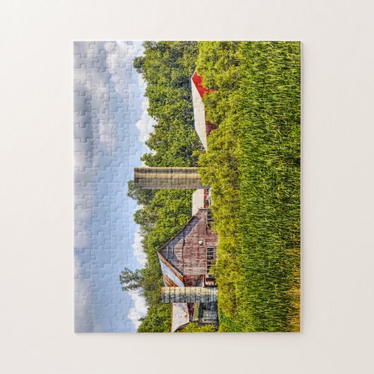 Rustic Barn Ohio. Legpuzzel (Verticaal)