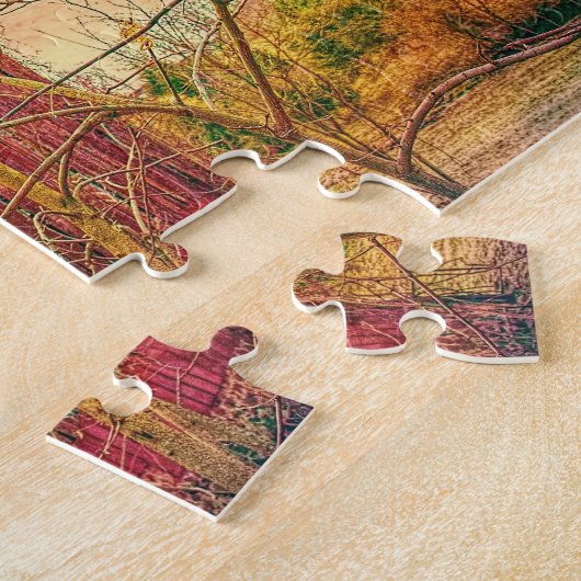 Rustic Barn Ohio Legpuzzel (Zijkant)