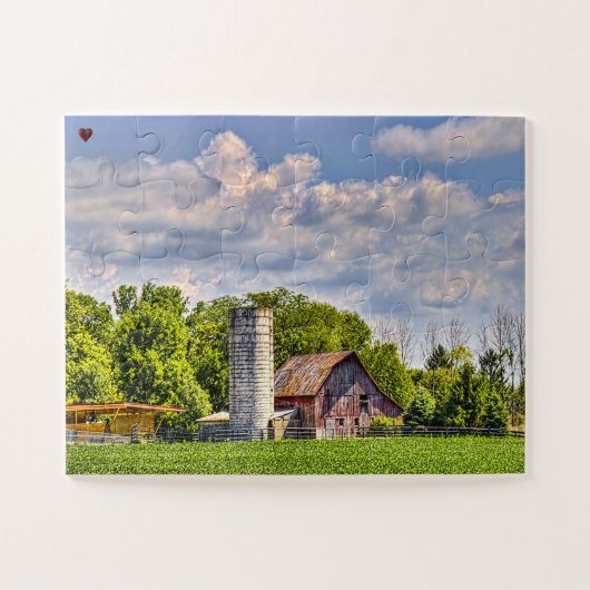 Rustic Barn Ohio Legpuzzel (Horizontaal)