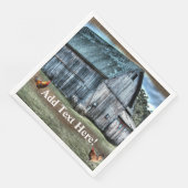 Rustic Barn Paper Dinner Napkins Servet (Hoek)
