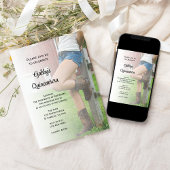 Rustic Barn Party Western Quinceañera Kaart