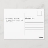 Rustic Barn Potting Shed We hebben ons verplaatst Briefkaart (Achterkant)