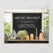 Rustic Barn Potting Shed We hebben ons verplaatst Briefkaart (Voorkant)