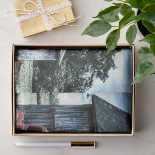 Rustic Barn Tractor Truck Boerderij Tissuepapier (Geschenk)