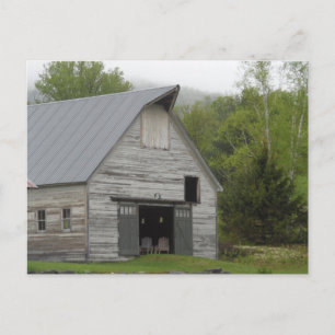 Rustic Barn-Vermont Briefkaart