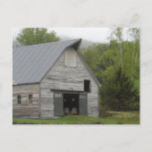 Rustic Barn-Vermont Briefkaart (Voorkant)