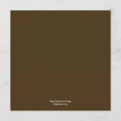 Rustic Barn Wedding Menu Card (Achterkant)