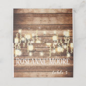 Rustic Barn Wedding Place Kaarten Plaatskaartje (Buitenkant ongevouwen)