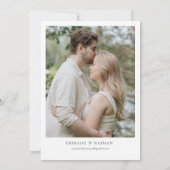 Rustic Barn Wedding Uitnodiging buitenshuis (Achterkant)