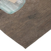 Rustic Barn Wedding Wood Mason Jar Babys Korte Tafelloper (Hoek)