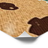 Rustic Barn Welcome Mat met aangepaste naam Perfect Poster (Hoek)