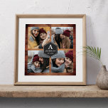 Rustic Barn Wood 4 Afbeeldingen Familie Foto Colla Poster<br><div class="desc">Upload uw favoriete foto's om uw eigen unieke persoonlijke foto-cadeau voor uw eigen keepasje te maken.</div>