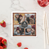 Rustic Barn Wood 4 Afbeeldingen Familie Foto Colla Servet (Insitu)