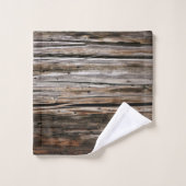 Rustic Barn Wood Bad Handdoek (Wasdoekje)