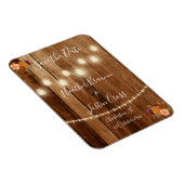 Rustic Barn Wood bespaart de datum Magneet (Rechterzijde)