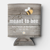 Rustic Barn Wood betekent weddenschap Blikjeskoeler (Voorkant)