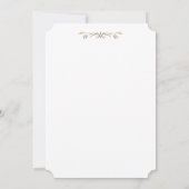 Rustic Barn Wood Boho Floral country Wedding Kaart (Achterkant)