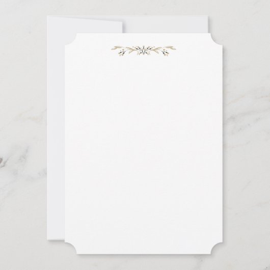 Rustic Barn Wood Boho Floral country Wedding Kaart (Achterkant)