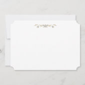 Rustic Barn Wood Boho Floral Land Save The Date (Achterkant)