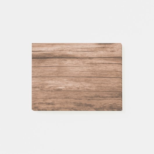 Rustic Barn Wood Brown Post-it® Notes (Voorkant)
